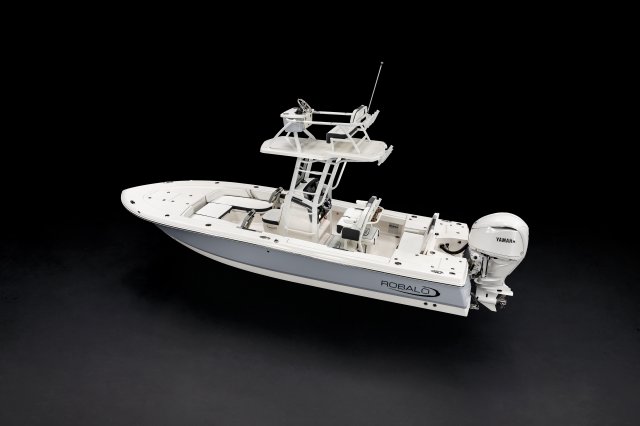 2026 R246 Cayman Sky Deck Rear Port View