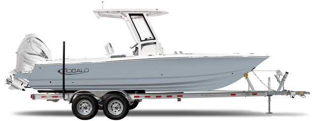 Robalo R266 Cayman Trailer Profile