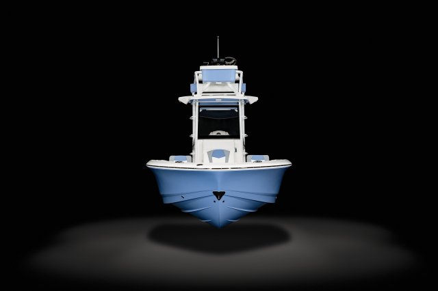 2025 R266 Cayman Sky Deck Front View