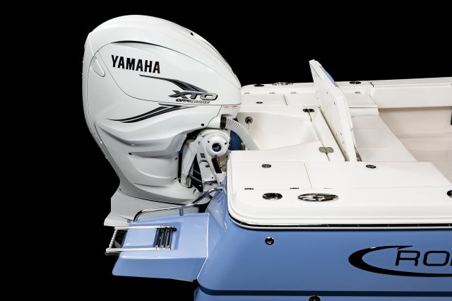 2025 R266 Cayman Sky Deck Swim Platform Ladder