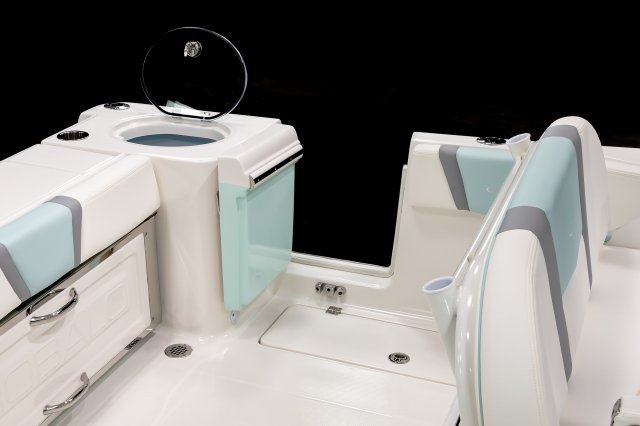 2025 R250 Port Side-Entry Door and Livewell Open